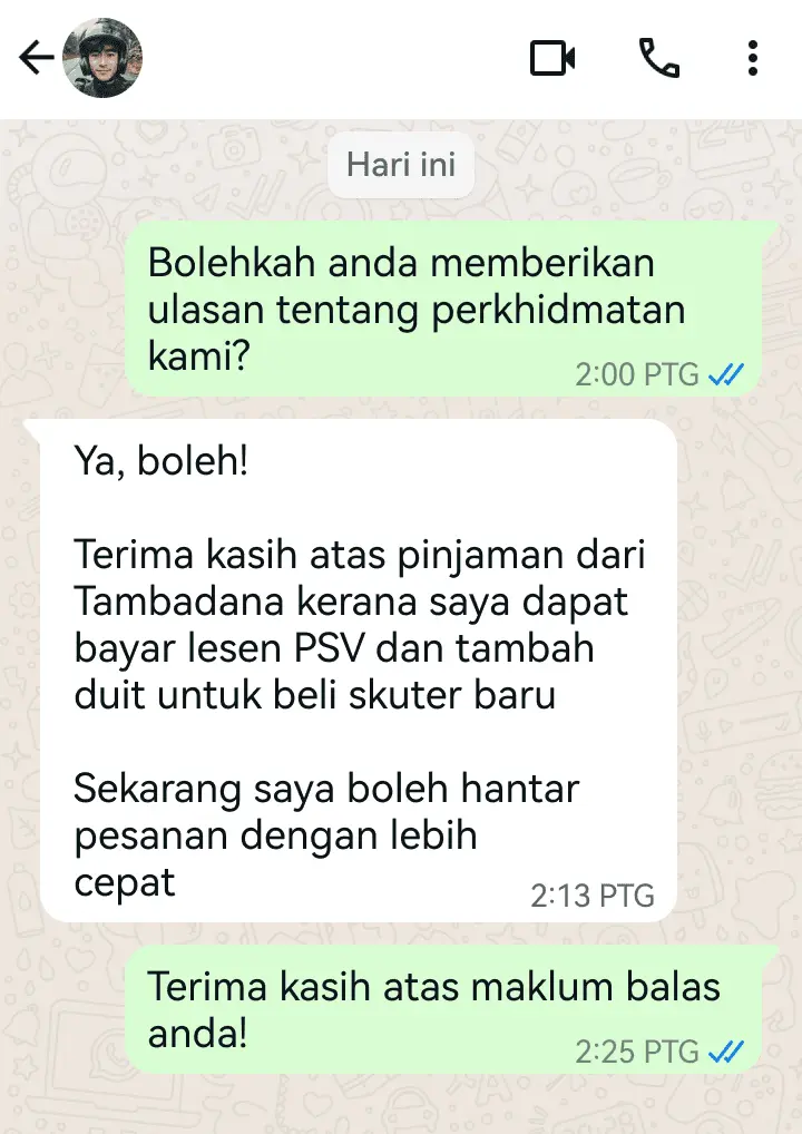 testimonial